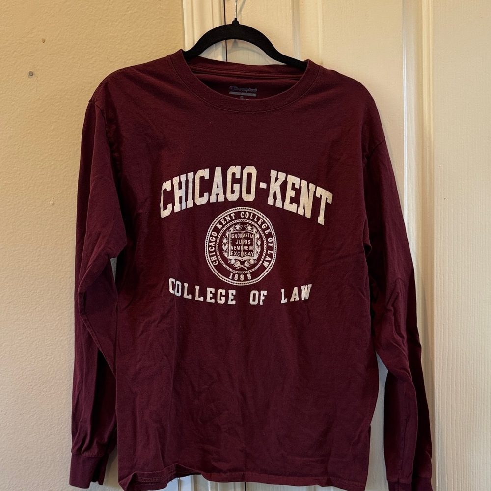 Champion Maroon Long Sleeve Shirt
